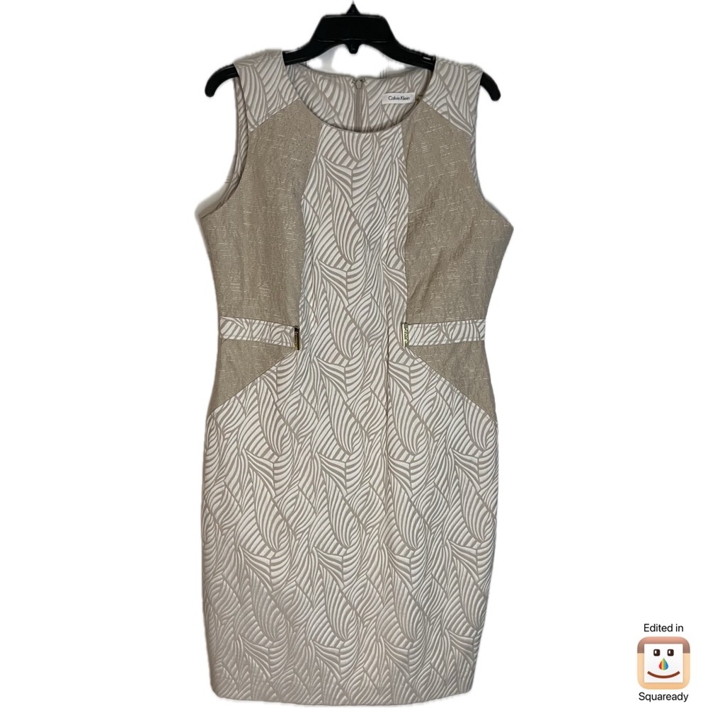 Calvin Klein Sleeveless Sheath Dress - Picture 2 of 5
